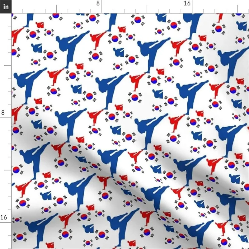 Cotton Taekwondo Quilting Fabric