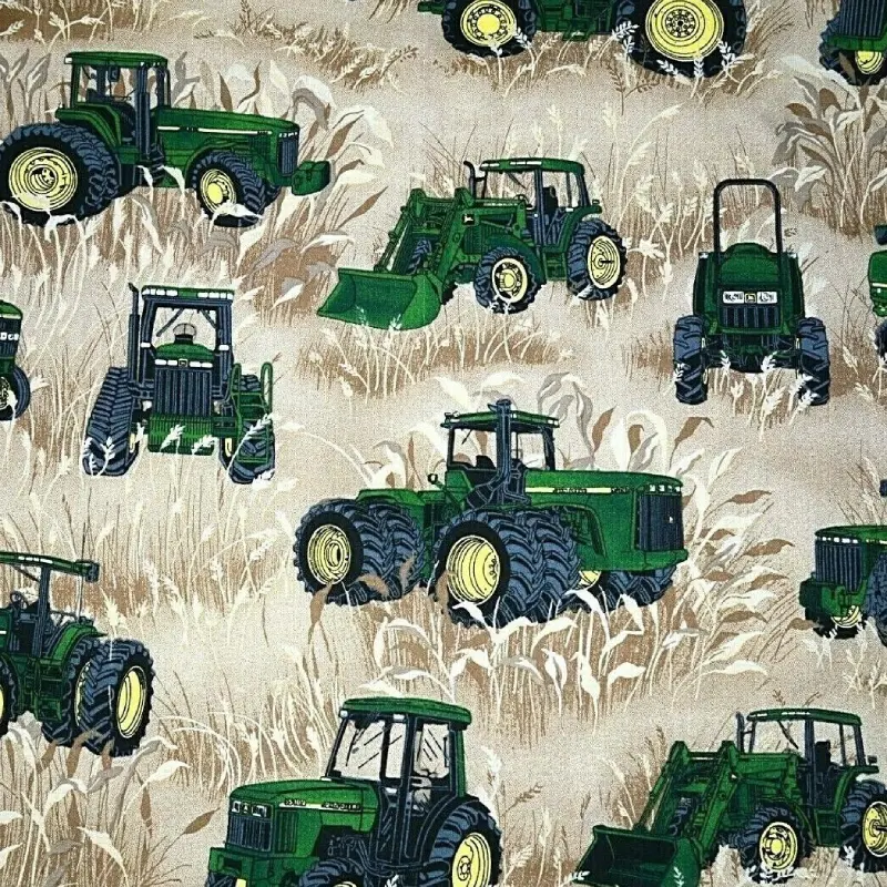 Farm Scene Fleece Fabric