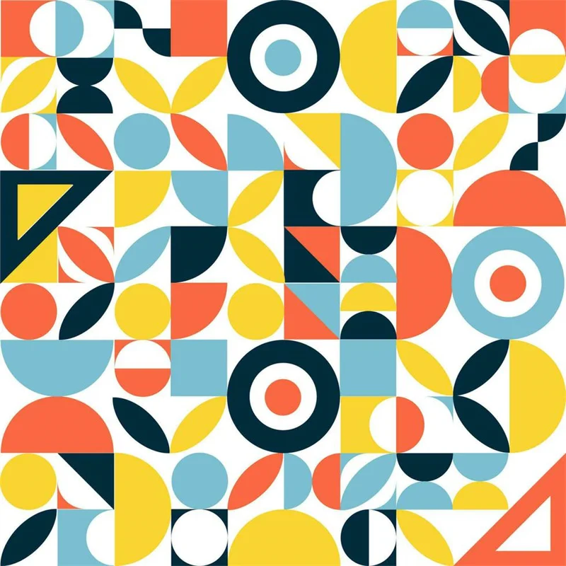 Geometric Scandinavian Fabric Prints