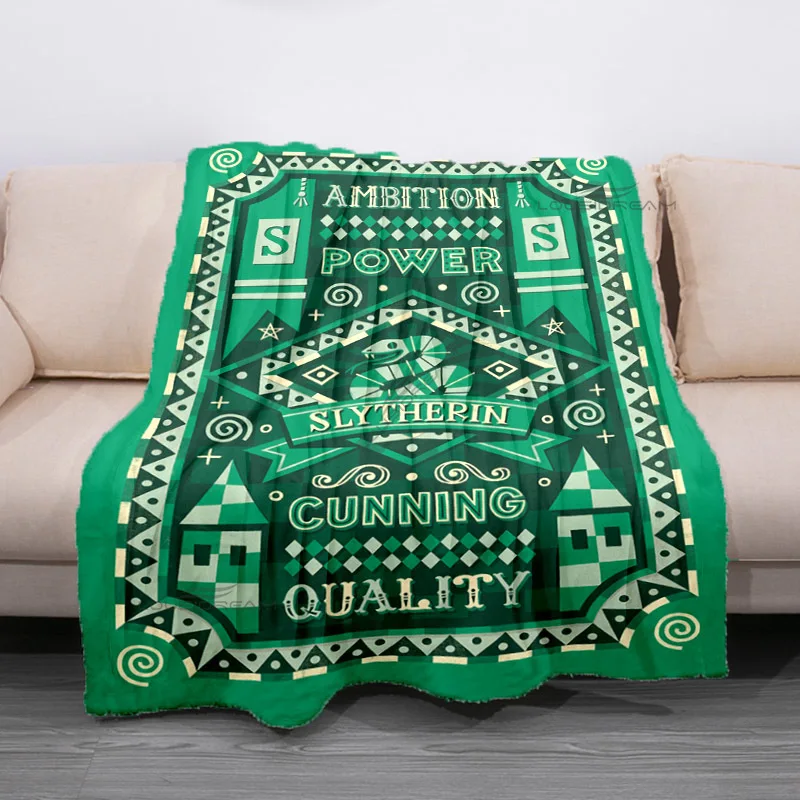 Green Harry Potter Fleece Fabric