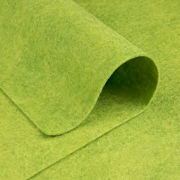 Green Wool Felt Fabric