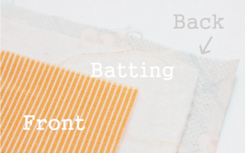 How to Sew Batting to Fabric