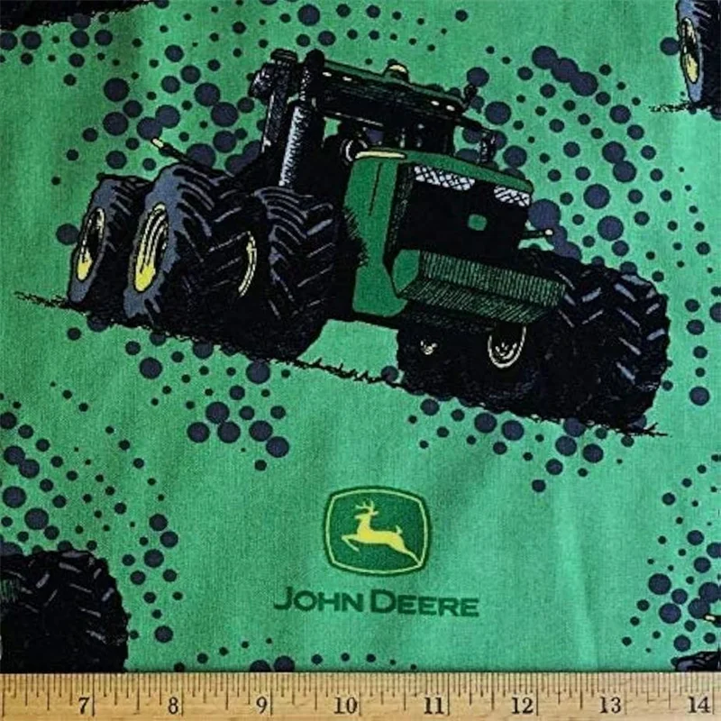 John Deere Tractor Fleece Fabric