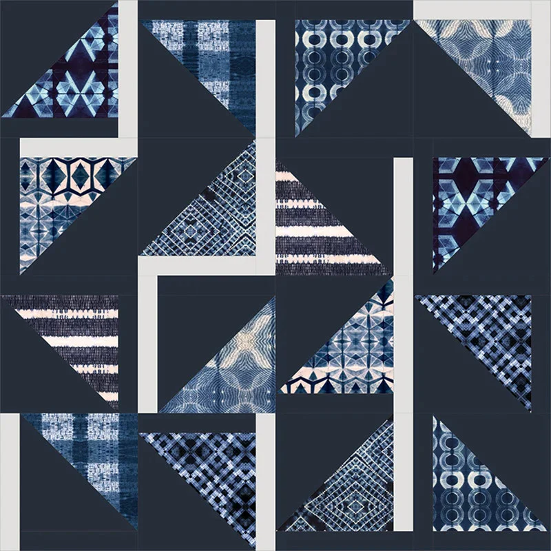 Modern Shibori Quilt Patterns