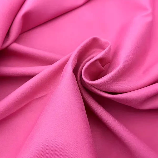 Pink Microfiber Twill Fabric