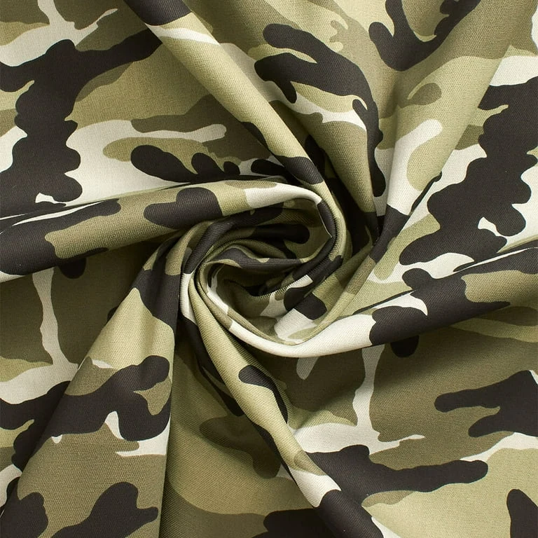 Polyester Camo Twill Fabric