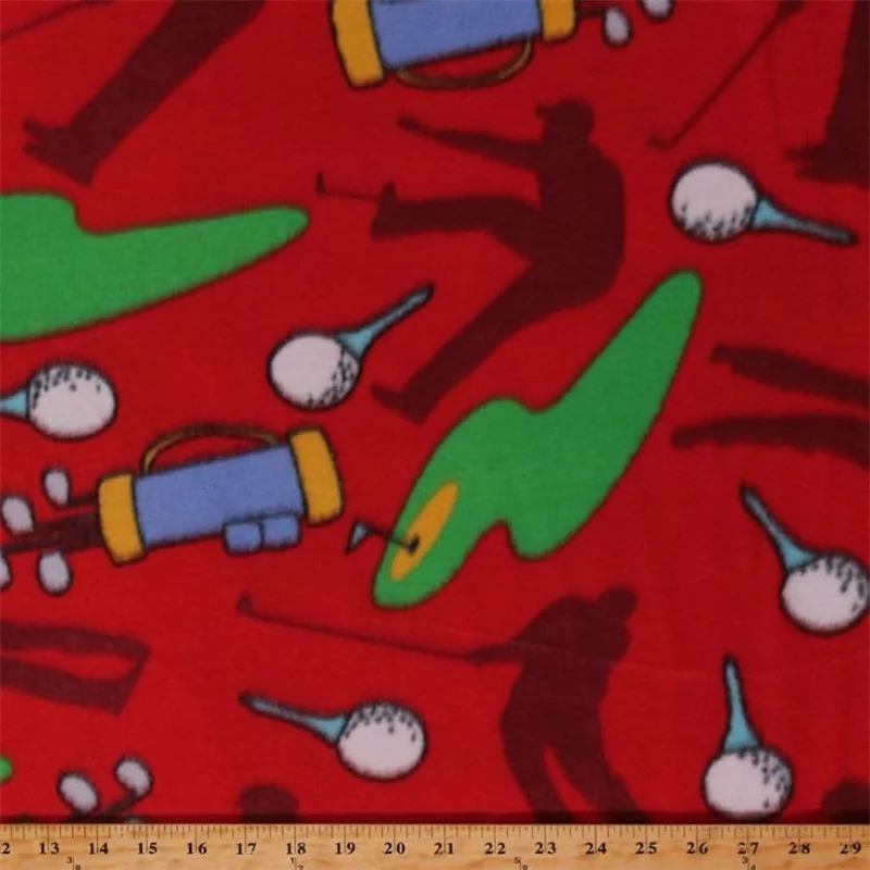 Polyester Golf Fleece Fabric