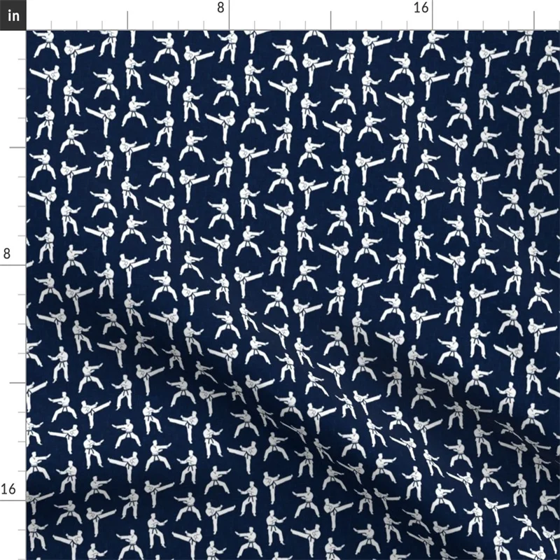 Polyester Taekwondo Quilting Fabric