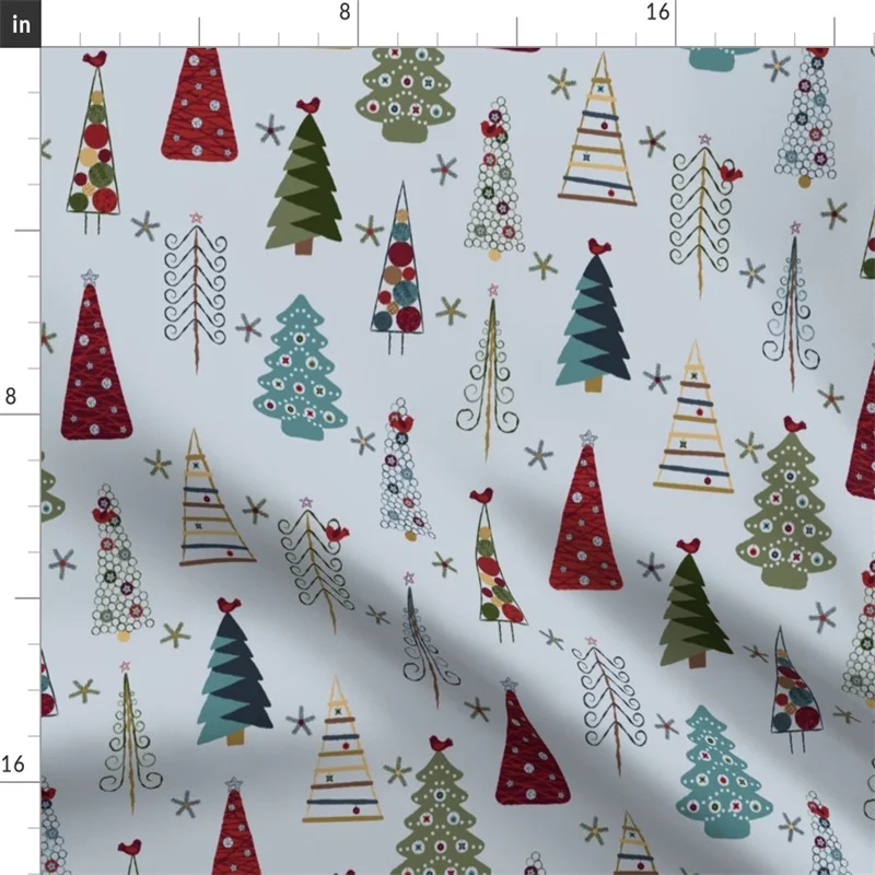 Scandinavian Christmas Fabric