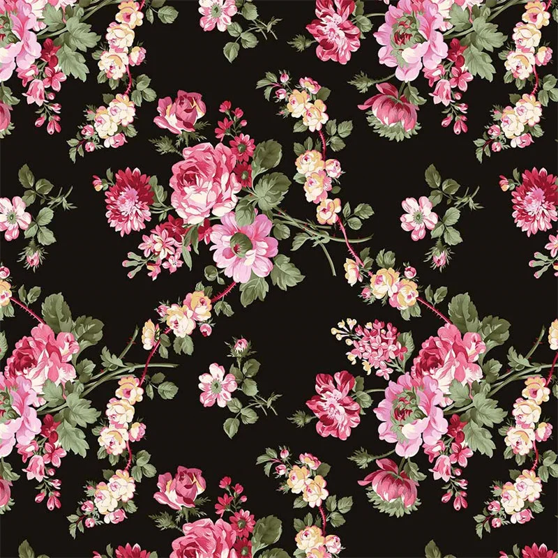 Seasonal Prints rose quilting fabric