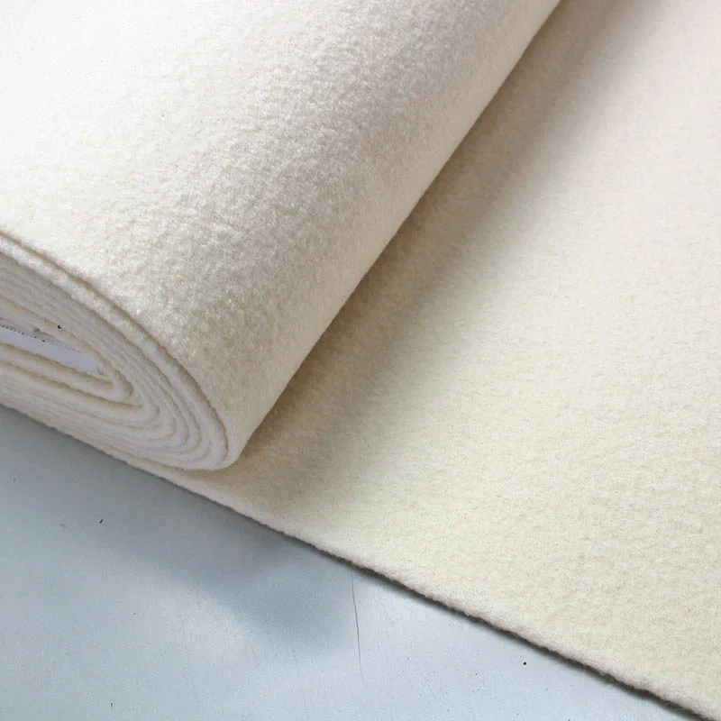 White Wool Felt Fabric (1)