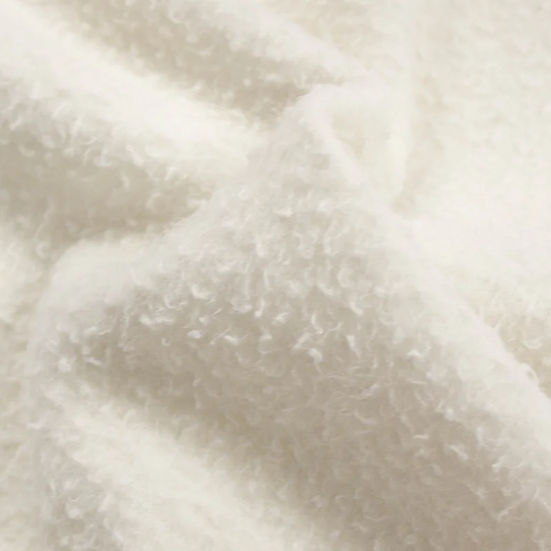 Winter White Wool Fabric