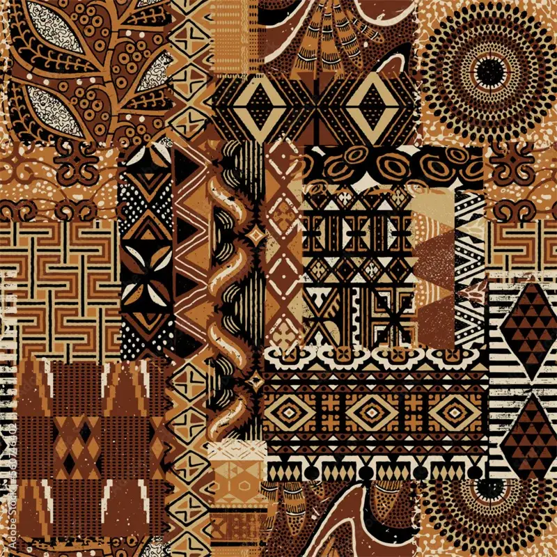 african patchwork fabric Traditional African Prints (1)