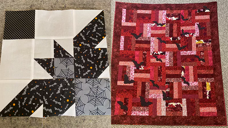 halloween bat quilt pattern