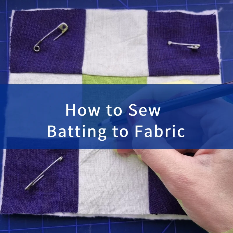 how to sew batting into quilt