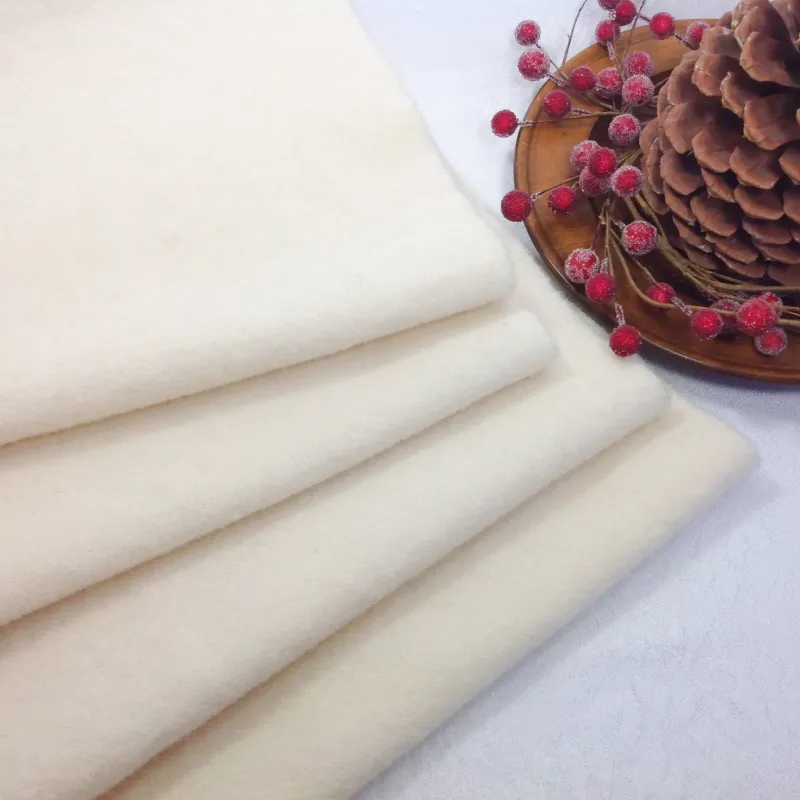 natural wool flannel fabric