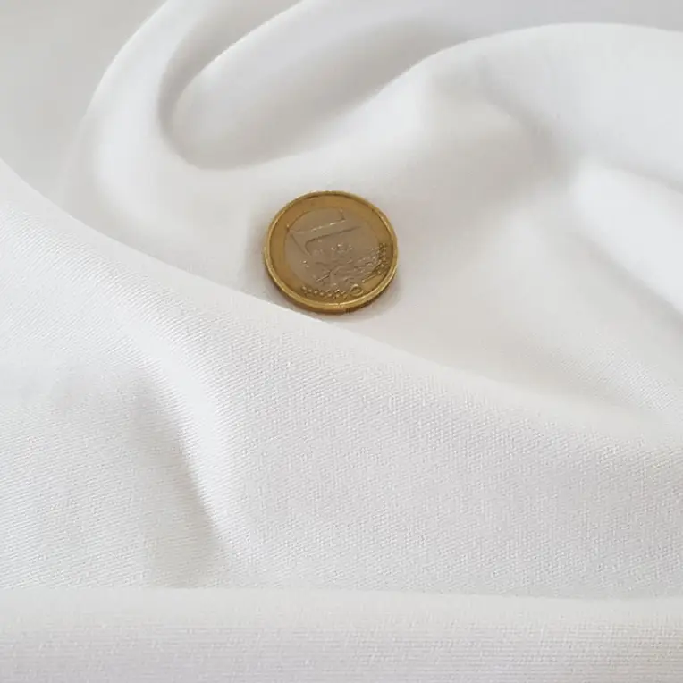 white cotton twill fabric