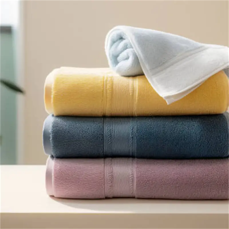 100 Cotton Towel Fabric Rolls Grey Bath Towel and White Bath Towels