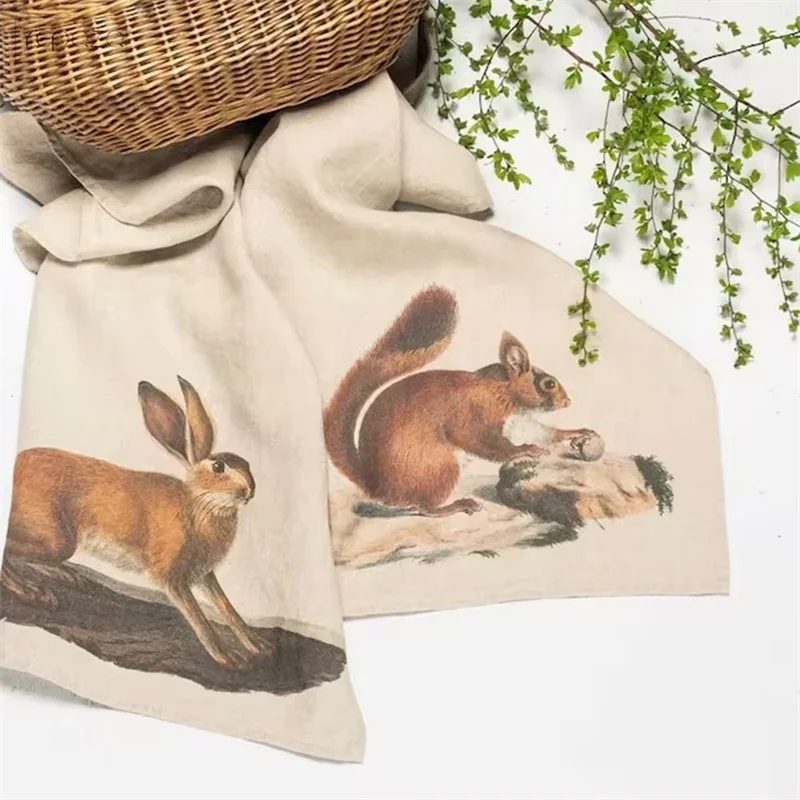 Animal Print kitchen towel fabric wholesale 1