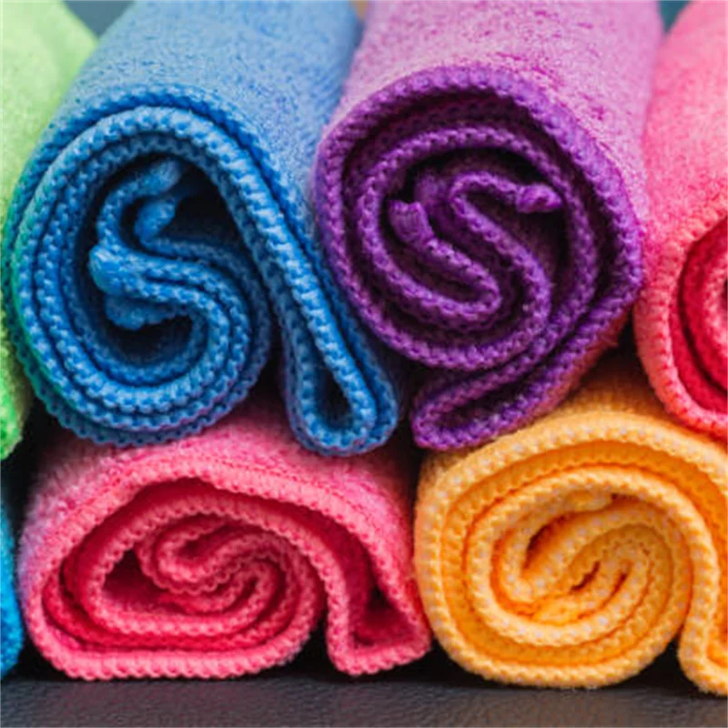 Application of microfiber fabric for towels