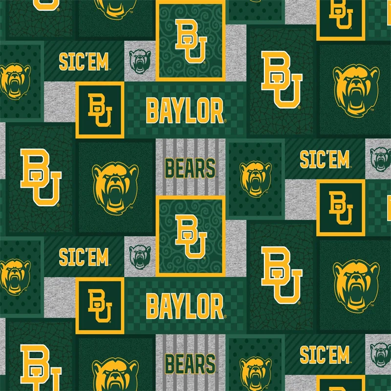 Baylor Bears Fleece Fabric