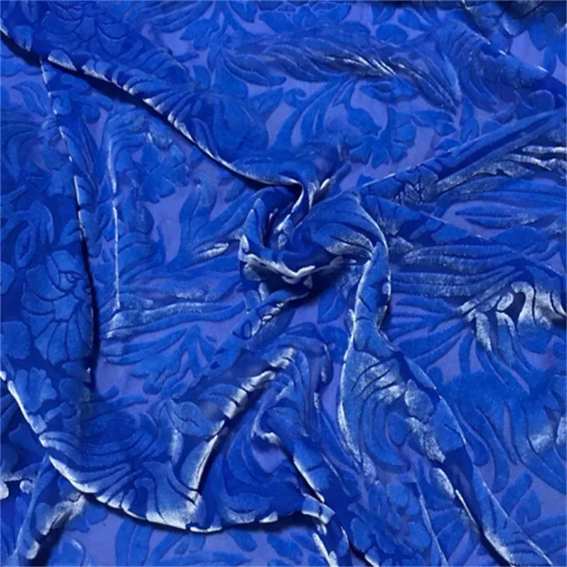 Cornflower Blue Velvet Fabric