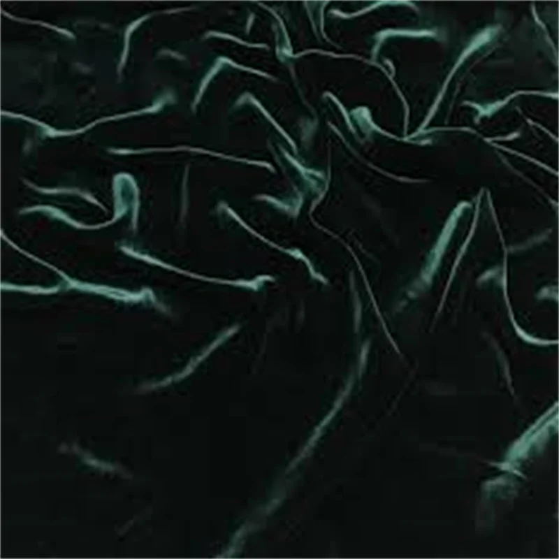 Dark Green Velvet Fabric