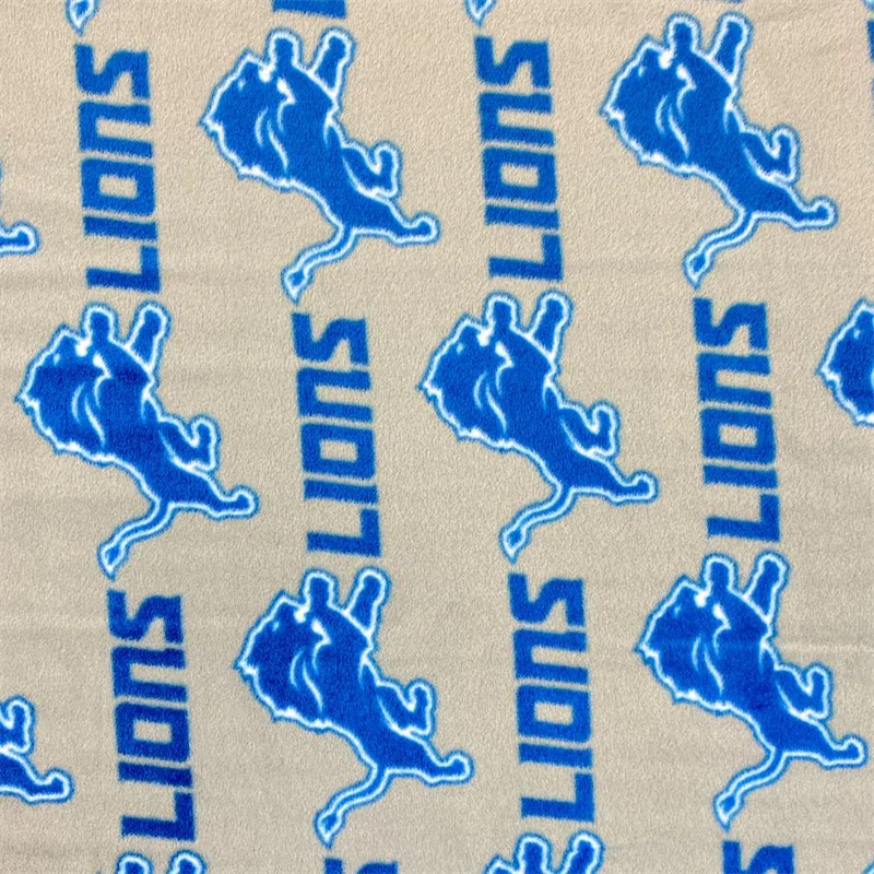 Detroit Lions Fleece Fabric