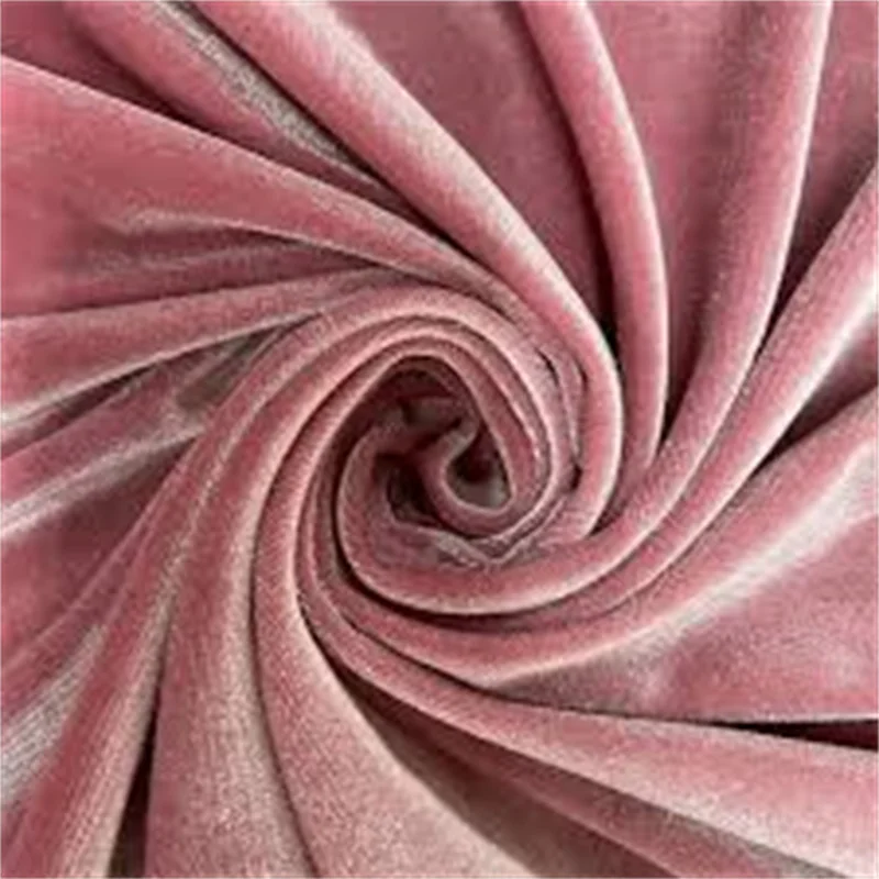 Dusty Pink Velvet Fabric