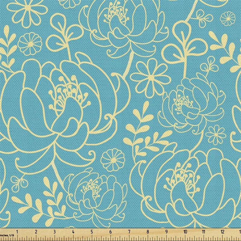 Floral Design with Turquoise Accents