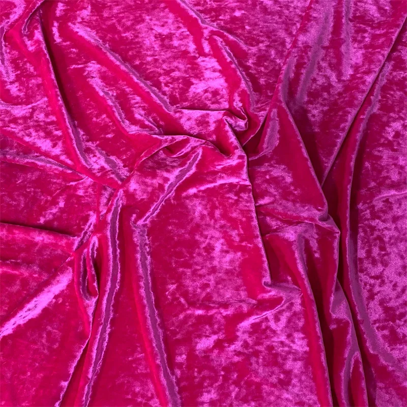 Hot Pink Velvet Fabric