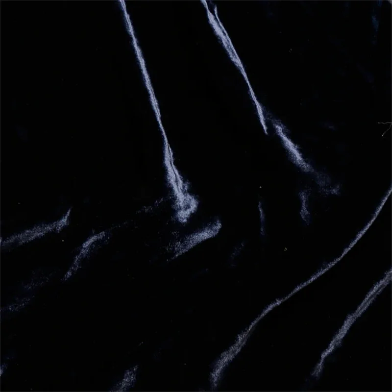 Navy Blue Cotton Velvet Fabric