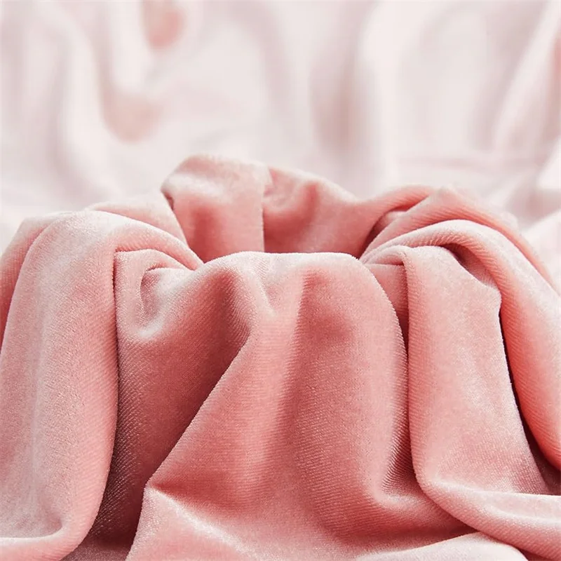 Pale Pink Velvet Fabric