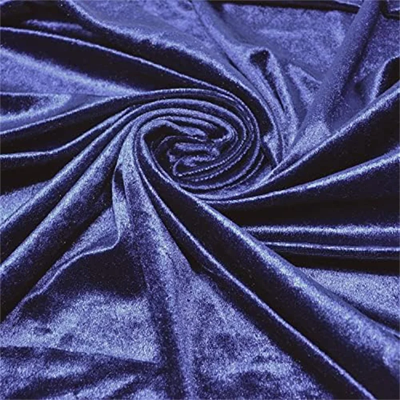 Peacock Blue Velvet Fabric