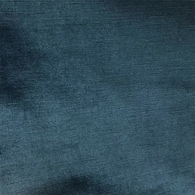 Peacock Blue Velvet Upholstery Fabric