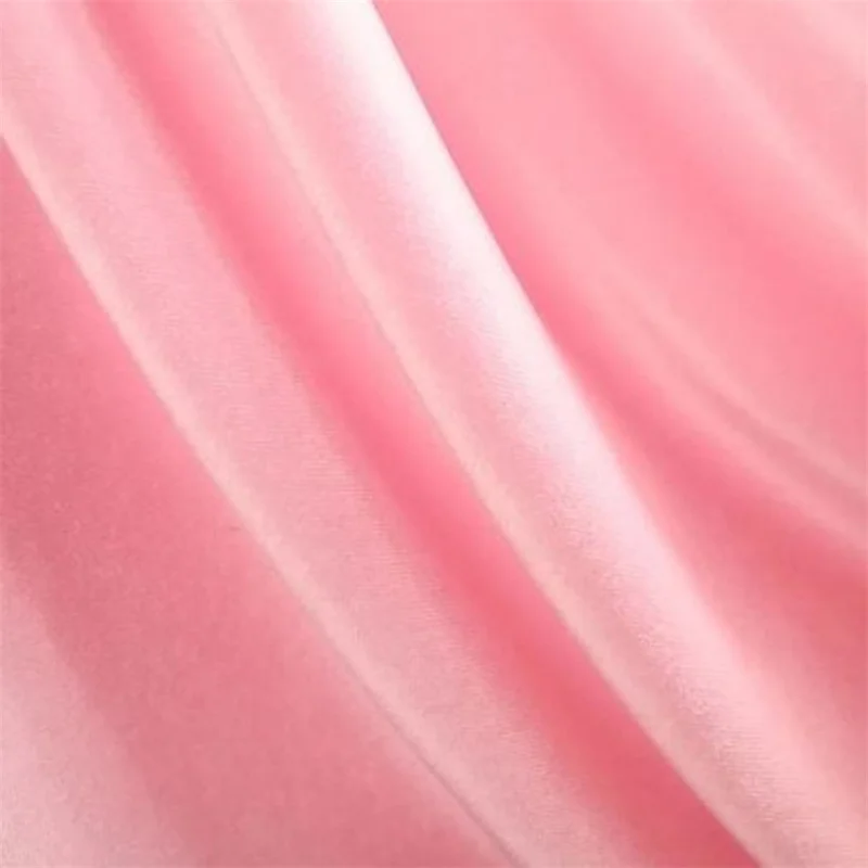 Pink Silk Velvet Fabric