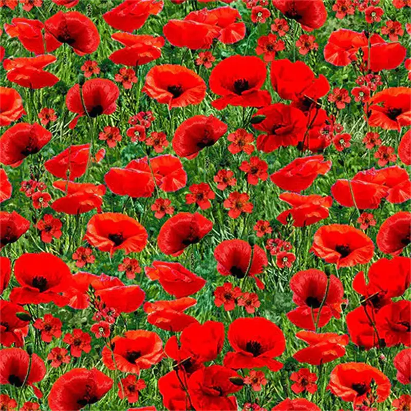 Poppy Fields Cotton Fabric