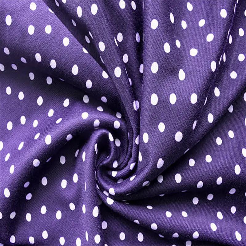 Purple Polka Dot Quilt Fabric