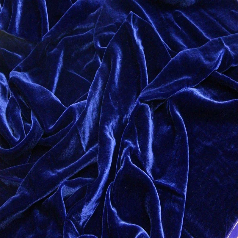 Royal Blue Velvet Fabric