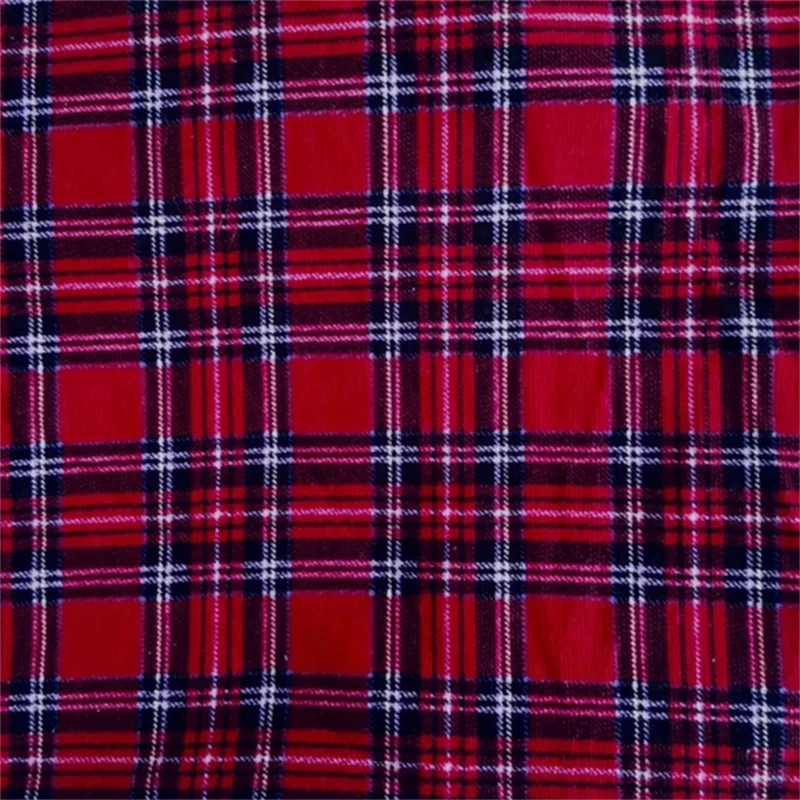 Striped Red Corduroy fabric