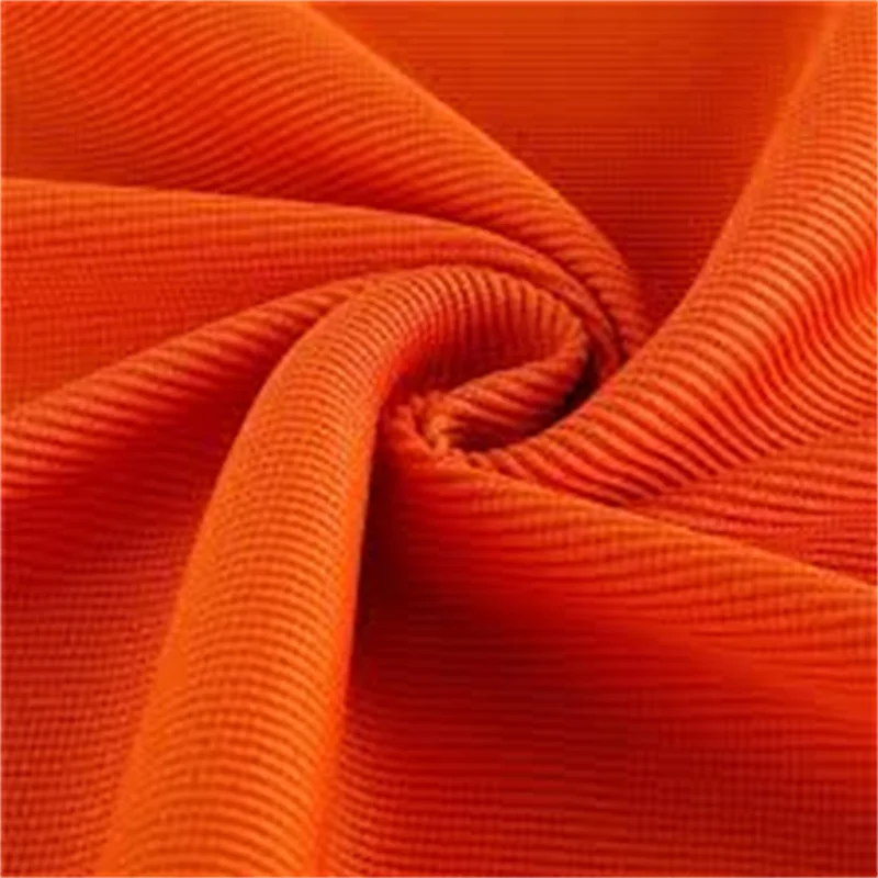 Textured or Ribbed Interlock Fabric