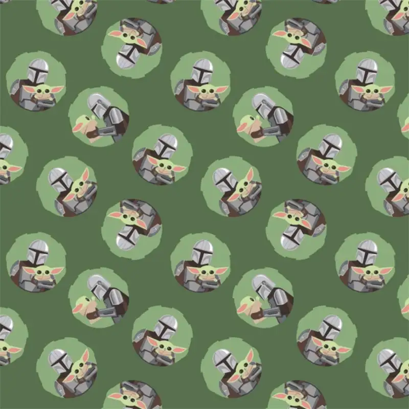 baby yoda star wars quilting fabric