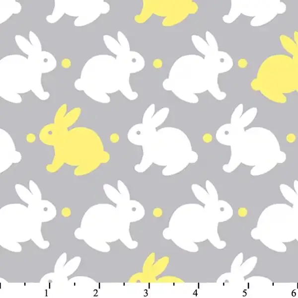 bunny rabbit fleece fabric 2