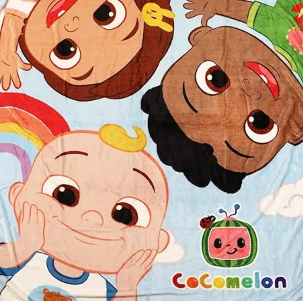 cocomelon kids fleece fabric