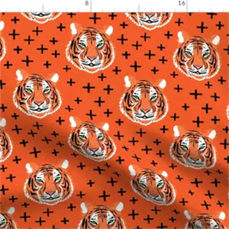 daniel tiger fleece fabric by the yard