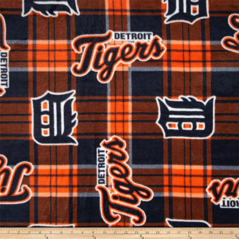 detroit tigers fabric fleece