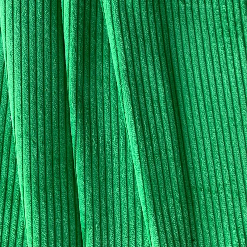 emerald green corduroy fabric