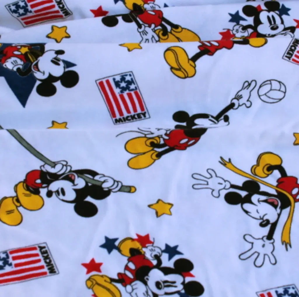 mickey mouse jersey knit fabric