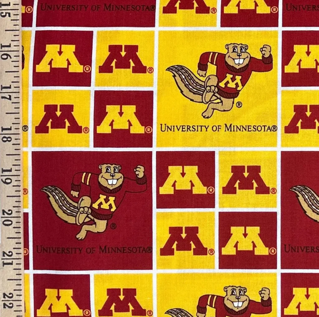minnesota gopher fleece fabric