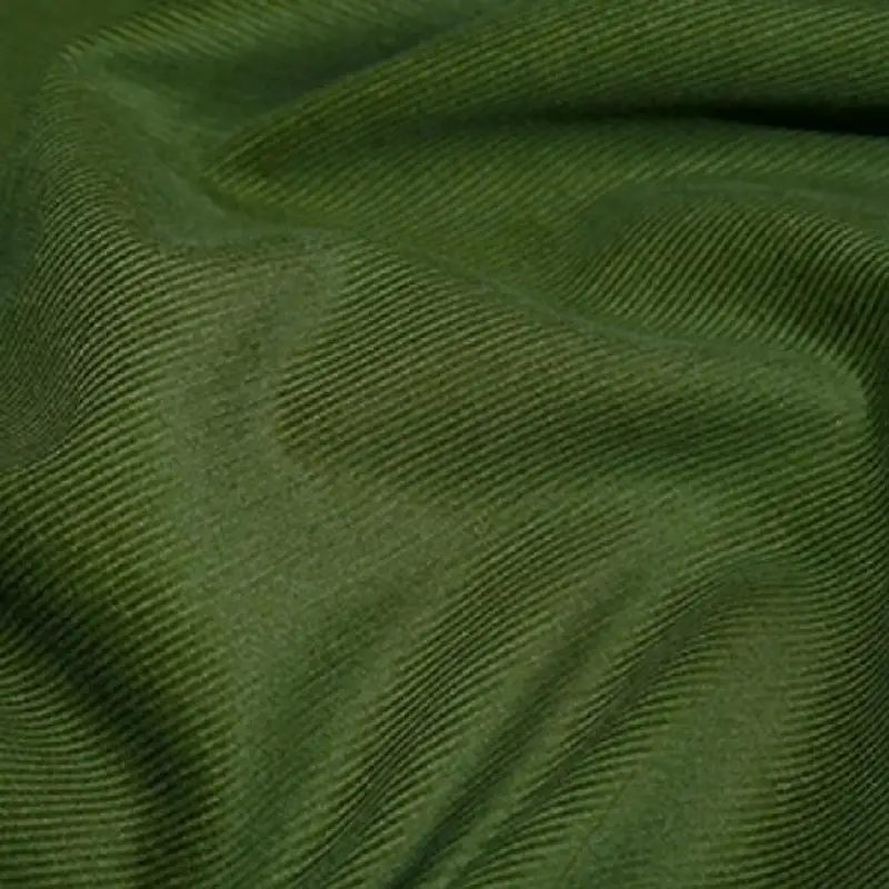 olive green corduroy fabric